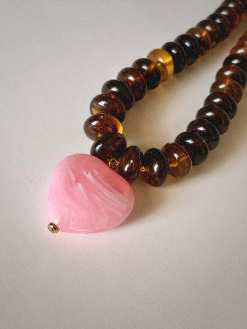 Autumn Heart Necklace