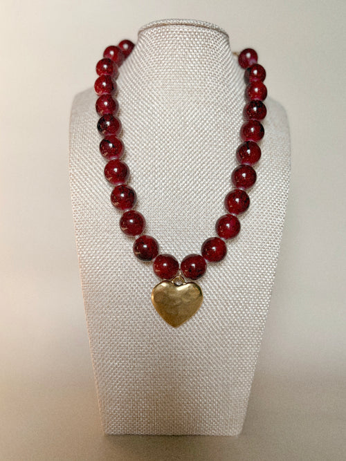 Clementine Heart Necklace
