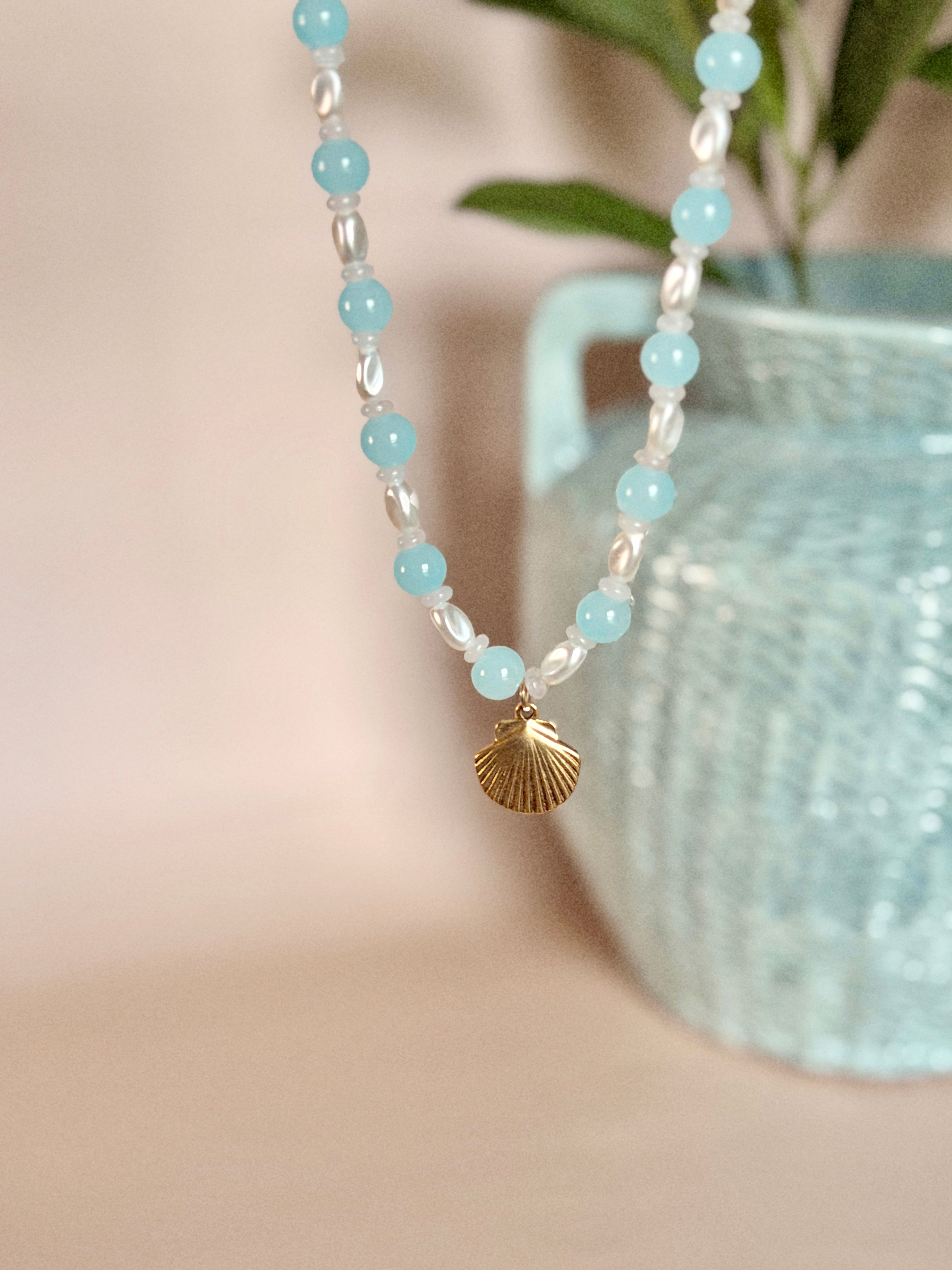 Coastal Pearl Necklace