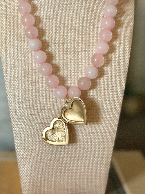 Blush Keepsake Locket Necklace