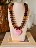 Autumn Heart Necklace