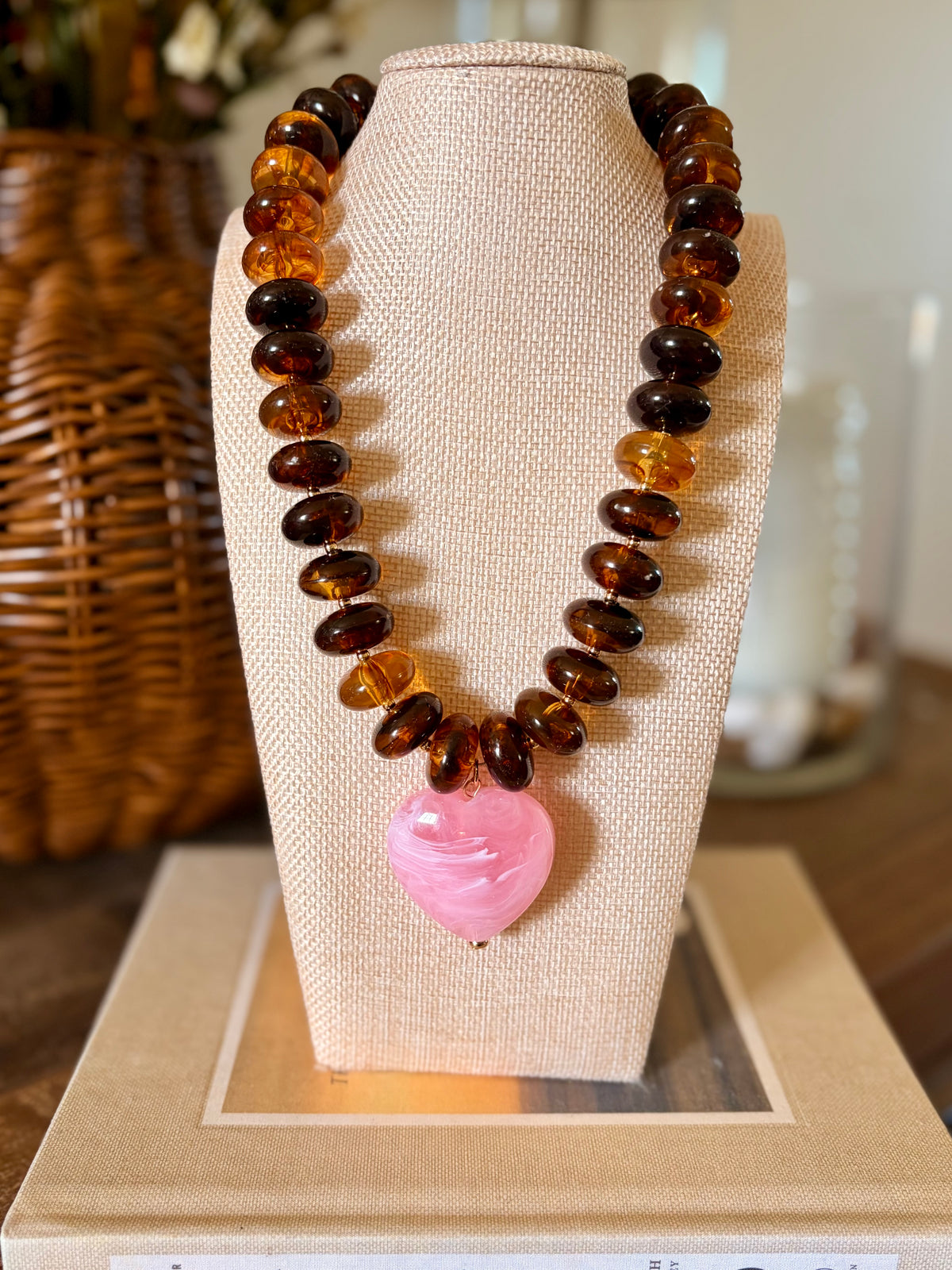 Autumn Heart Necklace