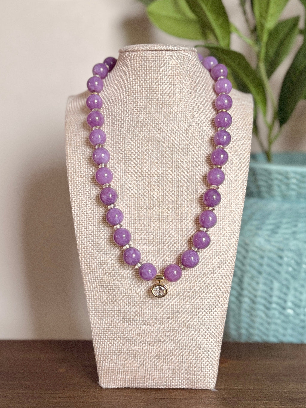 Orchid Charm Necklace