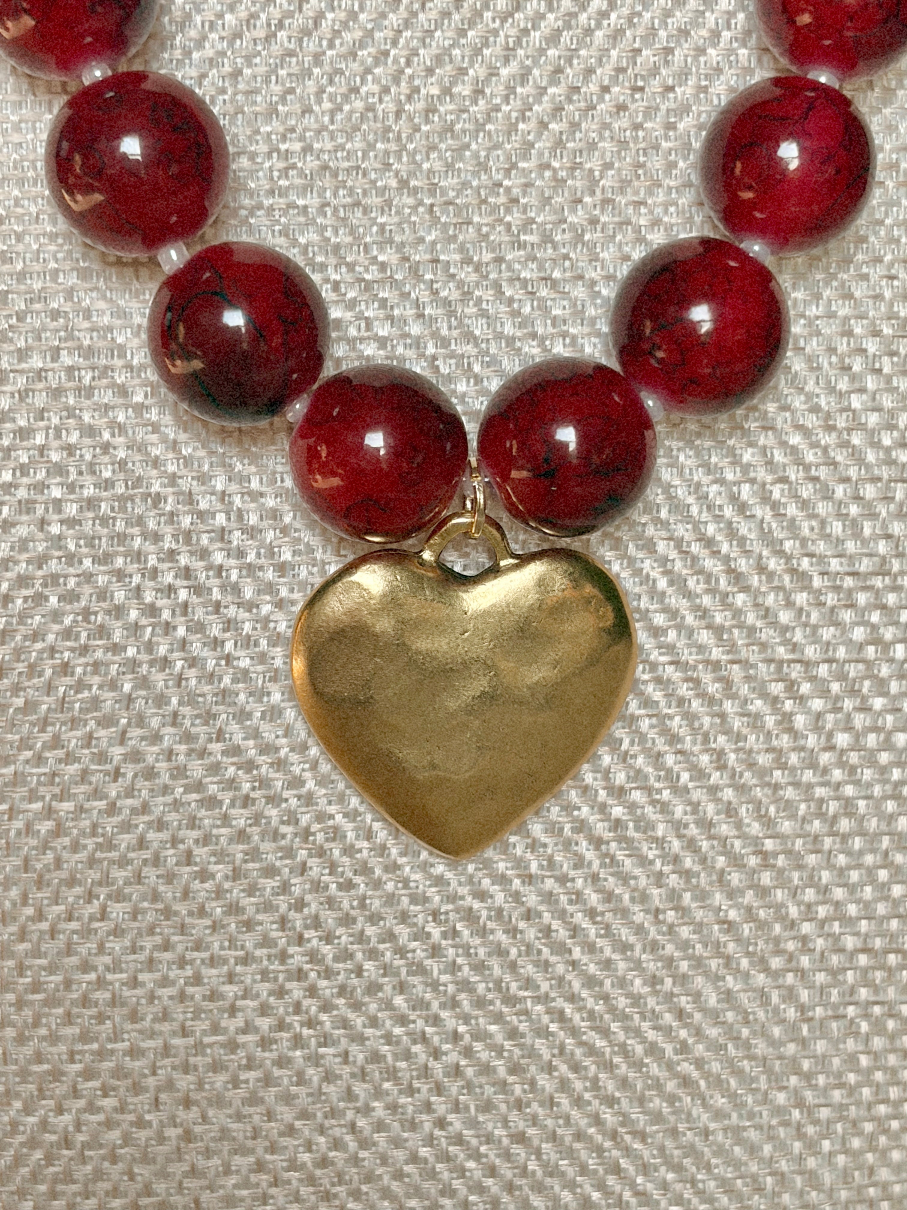 Clementine Heart Necklace